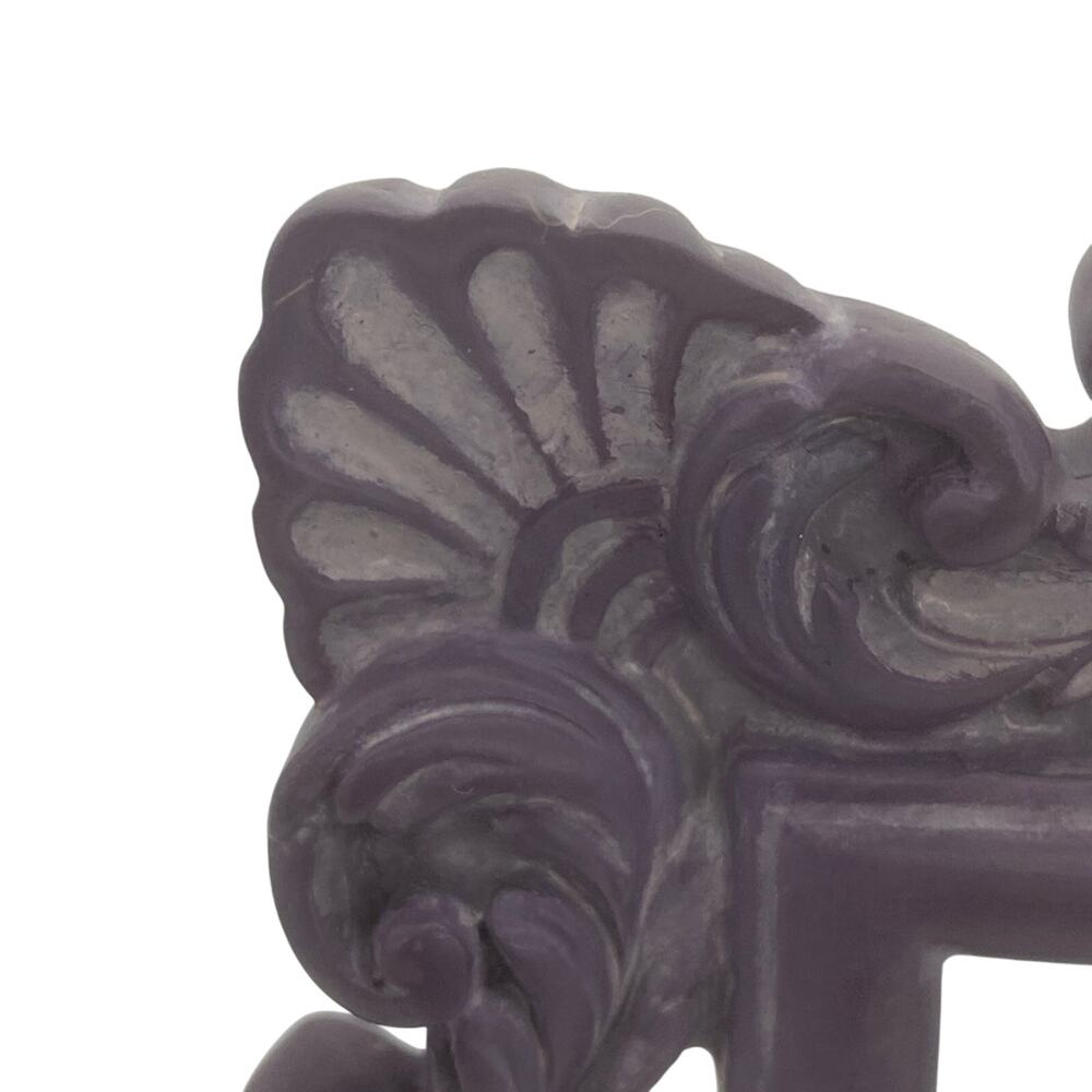 Purple Baroque Style Resin Frame - Picture 2 of 4